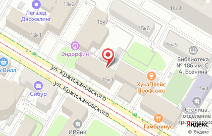 EasyOffice на улице Кржижановского на карте