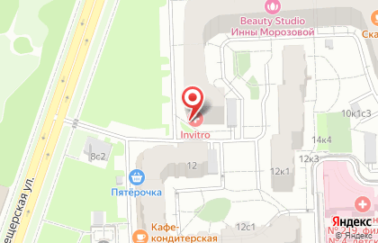 ИНВИТРО на улице Родионовская на карте