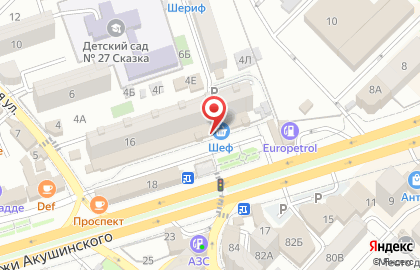 Супермаркет Груша в Махачкале на карте