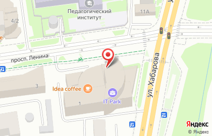 Бизнес-школа на проспекте Ленина на карте