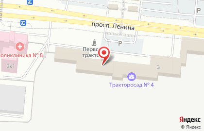 Технопарк Тракторозаводский на карте