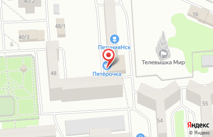 Союз в Новосибирске на карте