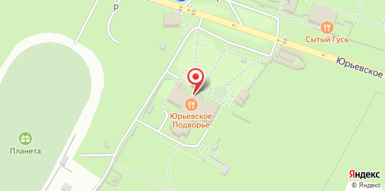 Загородный комплекс Юрьевское подворье на карте