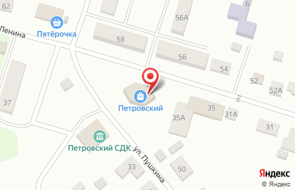 Магазин хозяйственных товаров на улице Ленина на карте