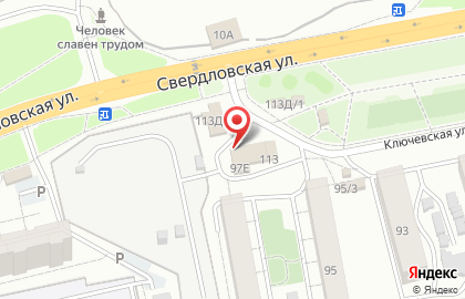 Магазин фруктов и овощей в Свердловском районе на карте