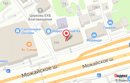 Общежитие Уютный дом в Сколково на карте