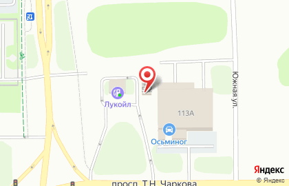 Автомойка Лукойл в Тобольске на карте