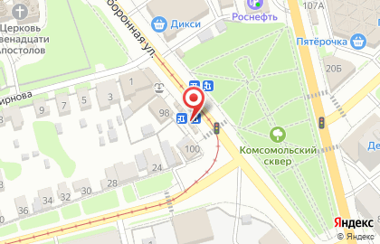 Киоск по продаже кондитерских изделий в Центральном районе на карте