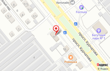 Страховая компания Аско-страхование на проспекте Курчатова на карте
