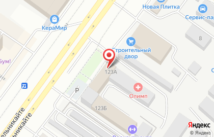 Магазин по продаже шаурмы на улице Мельникайте на карте