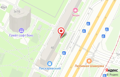 Зоомагазин Вака на Пискарёвском проспекте на карте