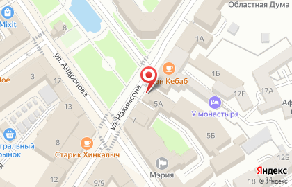 Банкомат Промсвязьбанк на улице Нахимсона, 5а на карте
