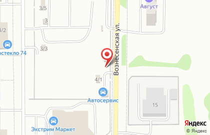 Шиномонтажная мастерская в Правобережном районе на карте