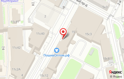 Мосэклер в 5-м Донском проезде на карте