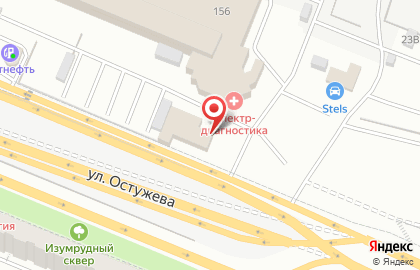 Автокомплекс Госпожа удача в Железнодорожном районе на карте