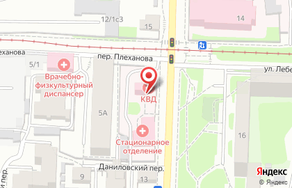Томский областной кожно-венерологический диспансер на карте