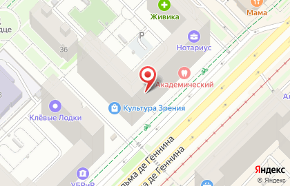 Салон красоты Aquanika на улице Вильгельма де Геннина на карте