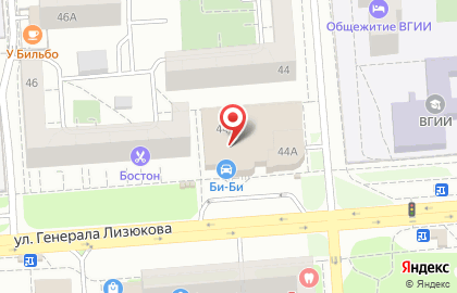 Би-Би на улице Генерала Лизюкова на карте