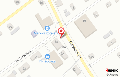 Продовольственный магазин Визит на Садовой улице на карте