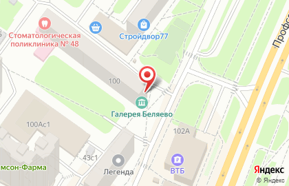 Художественная галерея Беляево на Профсоюзной улице на карте
