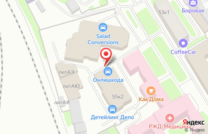Магазин автозапчастей Emex в Фрунзенском районе на карте