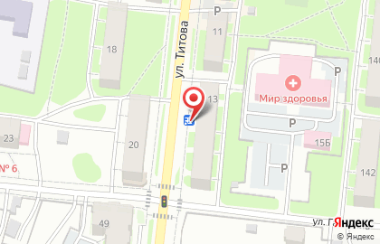 СберБанк на улице Титова на карте