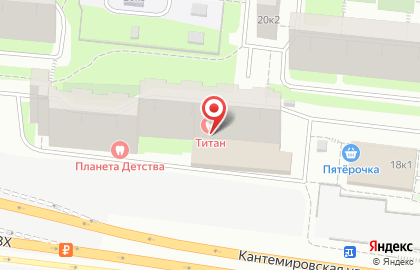 Научно-производственное объединение Геотехнологии на Кантемировской улице на карте