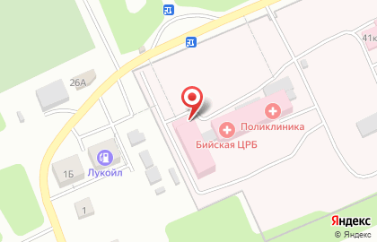 Продовольственный магазин на Октябрьской улице на карте