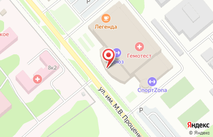 Спортивно-культурный комплекс Союз в Заречном на карте