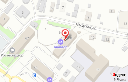 Гостиница Авиатор в Сыктывкаре на карте
