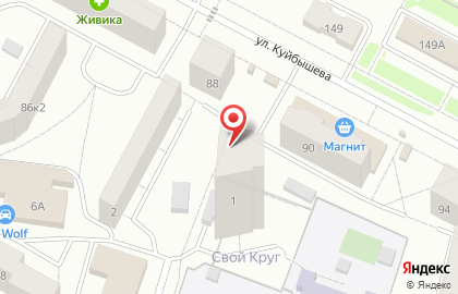 Автомат по продаже воды Vodorobot в Октябрьском районе на карте