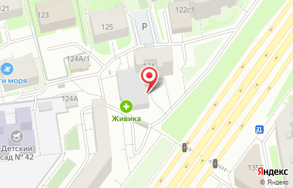 Супермаркет Дикси на улице Мельникайте на карте