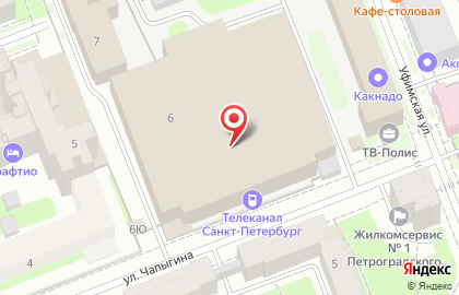 Ресторан Седьмое небо в Петроградском районе на карте