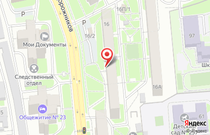 Sasha на улице Железнодорожников на карте