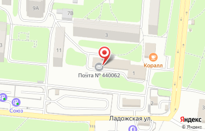 Почта России в Пензе на карте