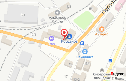 Фитнес-клуб Iron на Портовой улице на карте