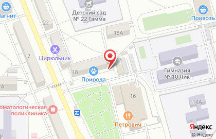 Фотостудия Объектив на улице Менделеева на карте