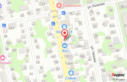 СТО RUF на проспекте Дзержинского на карте