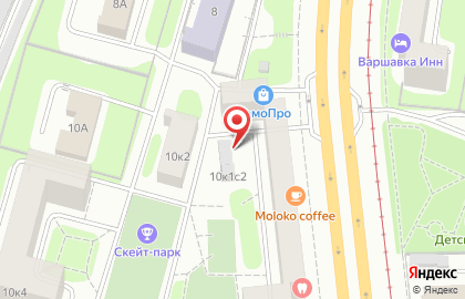 Служба доставки Sandwichbar на Варшавском шоссе на карте