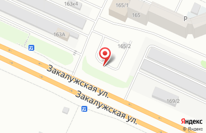 Автостоянка в Тюмени на карте