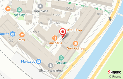 Кафе Студии Артемия Лебедева на площади Ильича на карте