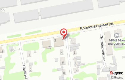 Супермаркет Магнит на Садовой улице на карте