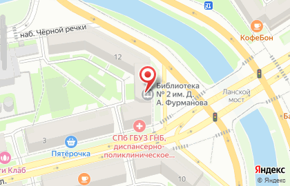 Библиотека №2 им. Д.А. Фурманова на карте