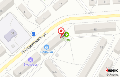 Банкомат Совкомбанк на Инициативной улице на карте