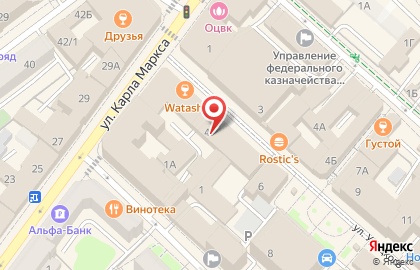 LM на улице Урицкого на карте