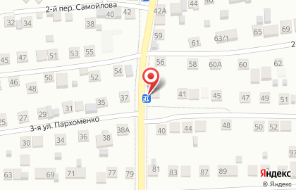 Продовольственный магазин в Астрахани на карте