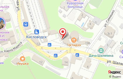 Курортное бюро в Кисловодске на карте