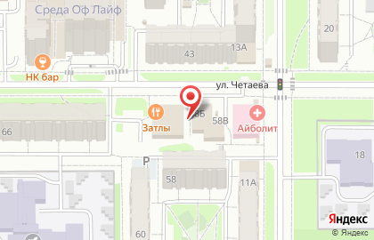Берёзка в Ново-Савиновском районе на карте