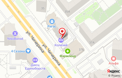 Фитнес-клуб Колизей в Калининском районе на карте