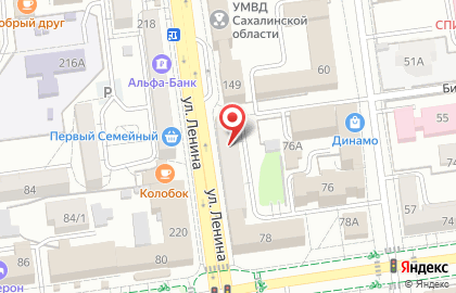 Микрокредитная компания Арифметика в Южно-Сахалинске на карте